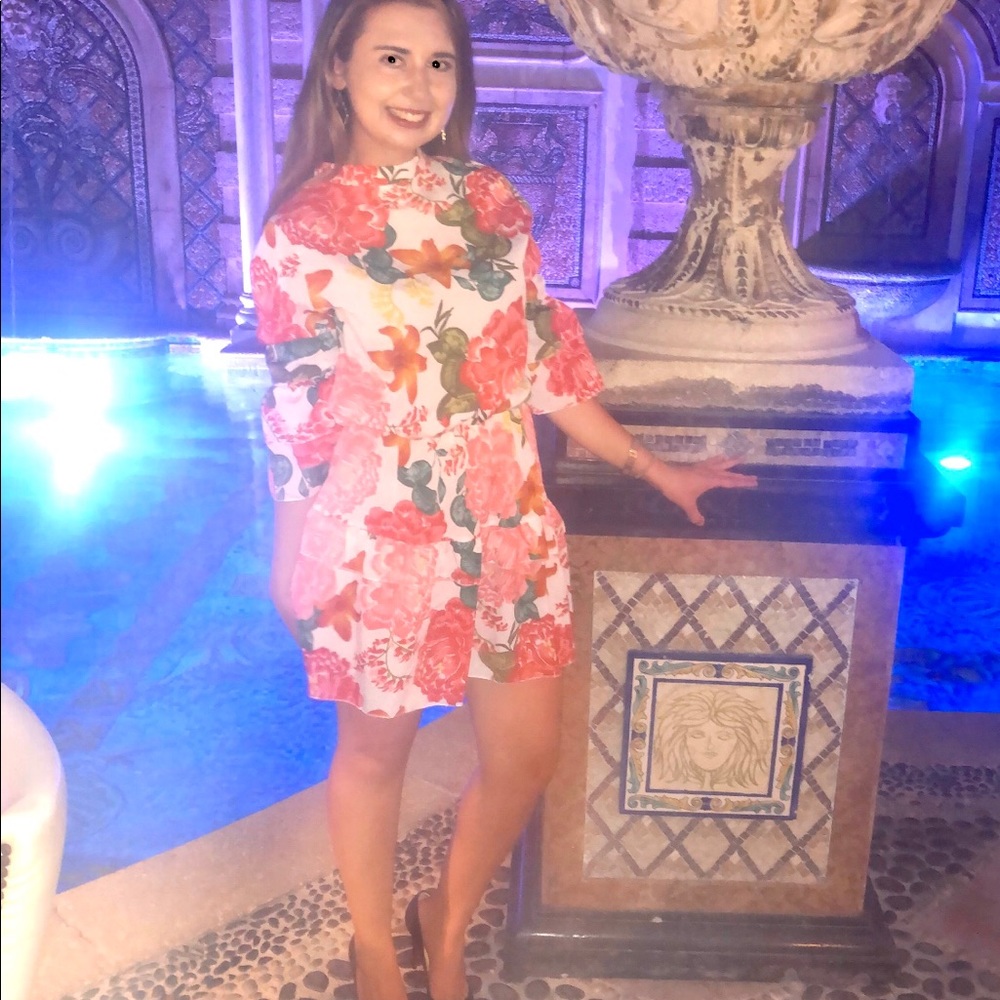 Floral dress from Newport RI boutique